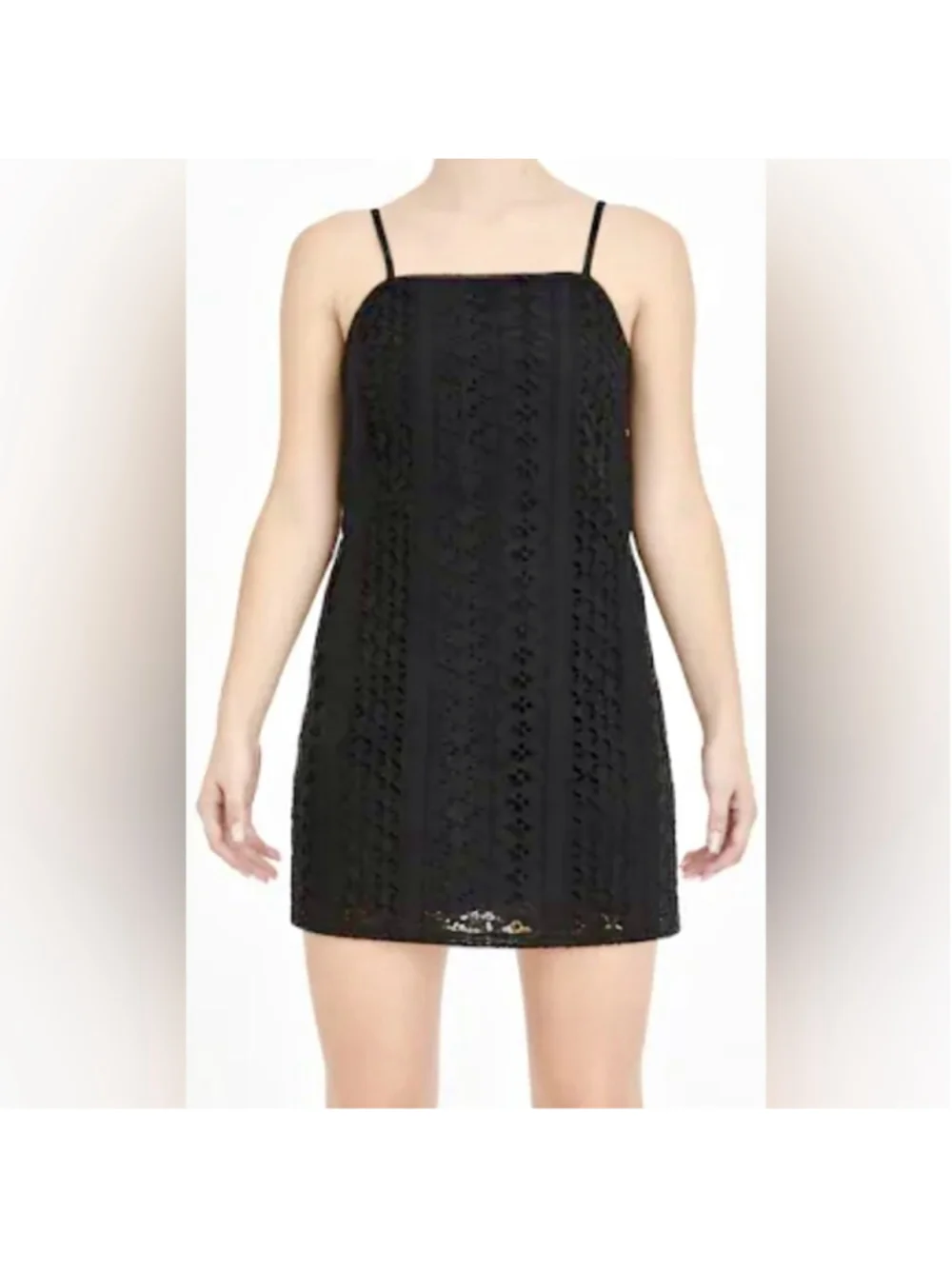 Sanctuary Black Eyelet Sleeveless MiniDress - Picture 2 of 9